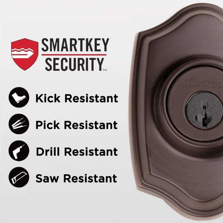 クイックセット ベルビュー シングルシリンダーハンドルセット Kwikset 96870-100 2