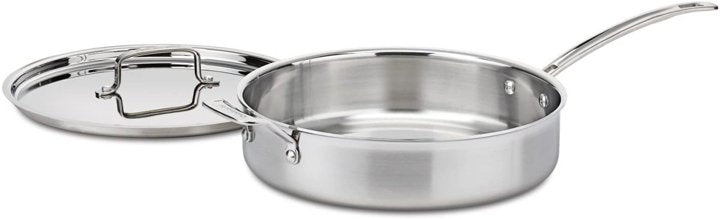クイジナート ソテー用鍋 Cuisinart MCP33-30HN MultiClad カバー付き アメリカーナがお届け! 1