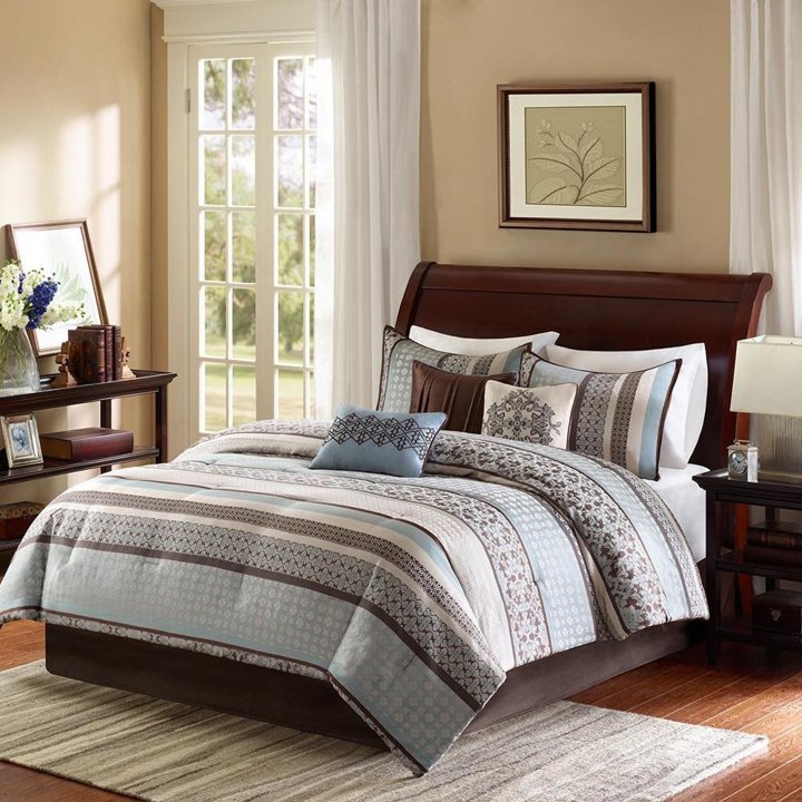 マディソンパーク 掛け布団7点 セット Madison Park Princeton 7 Piece Comforter Set アメリカーナがお届け! 1
