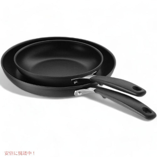 オクソー フライパンセット OXO CW000984-003 ノンスティック 2個入り 8インチ＆10インチ 調理器具 1