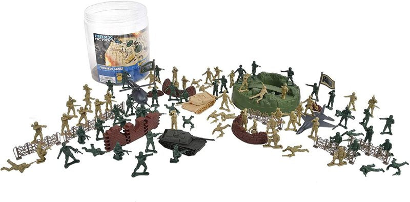 エリートフォース 100ピース ミリタリーフィギュア セット Elite Force 戦場 アーミー 1