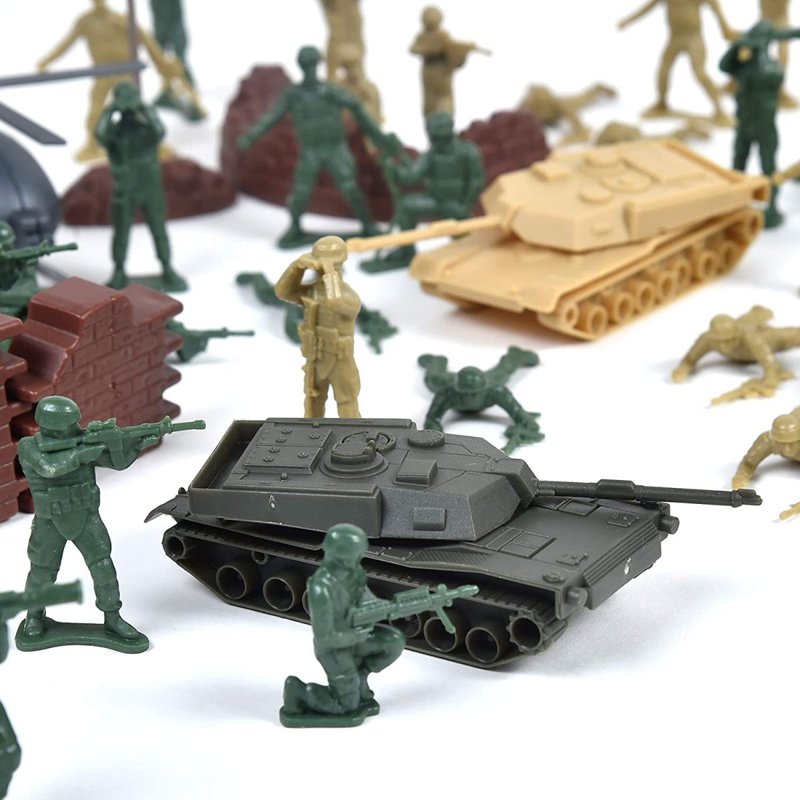 エリートフォース 100ピース ミリタリーフィギュア セット Elite Force 戦場 アーミー 3