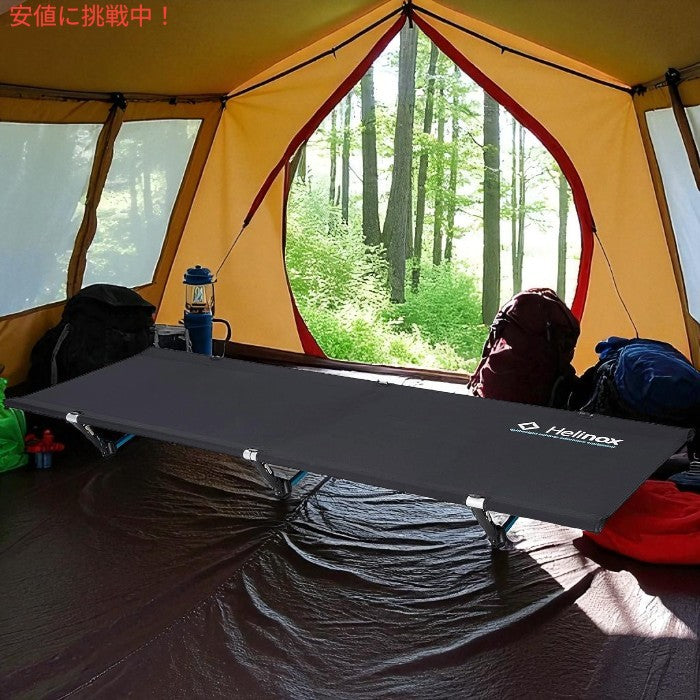Helinox ヘリノックス コットワン 軽量 ポータブル キャンプ用コット [レギュラー・ブラック] Cot One Lightweight, Portable Camping Cot Regular 4