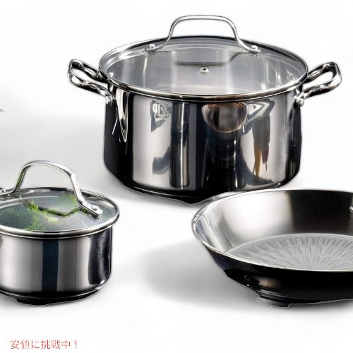 ティファール 調理器具セット T-FAL 2100096045 ステンレス 12個入り シルバー 2