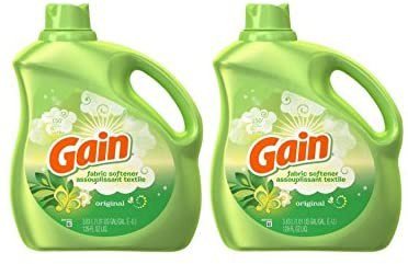 ゲイン 液体洗濯洗剤 Gain 129オンス 2本入り オリジナル香り 洗濯機 洗浄 1