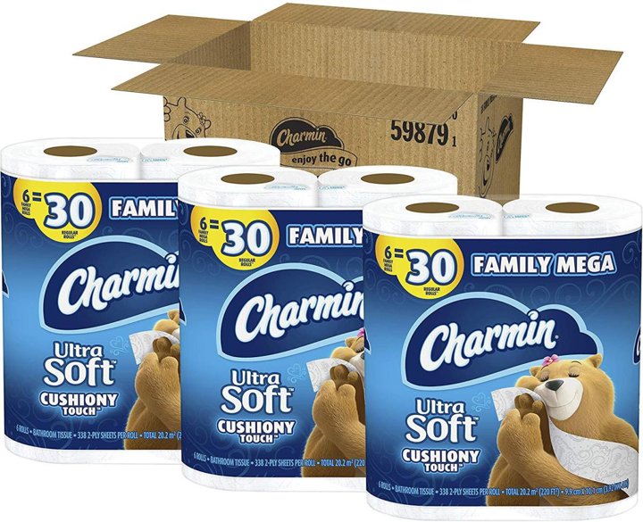 チャーミントイレットペーパー Charmin ウルトラソフトクッションタッチ メガロール 18個入り 2