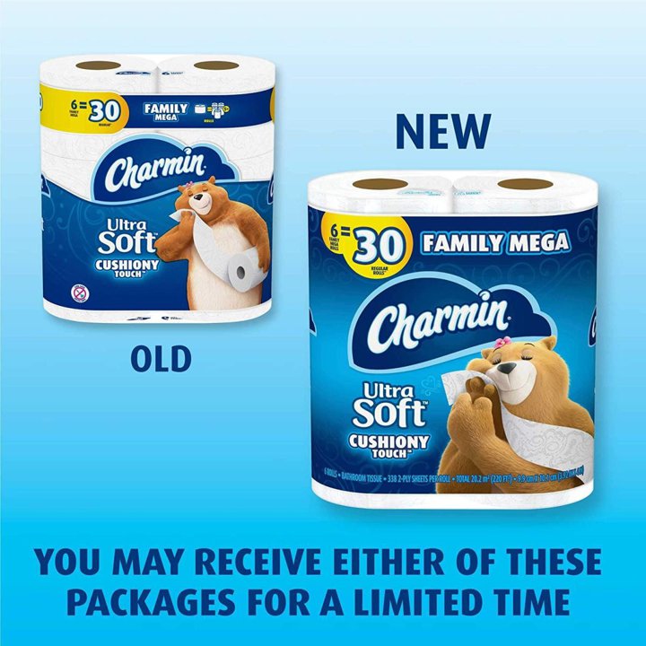 チャーミントイレットペーパー Charmin ウルトラソフトクッションタッチ メガロール 18個入り 3