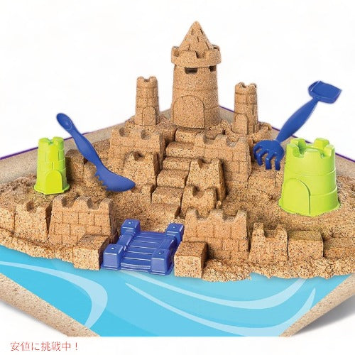 キネティックサンドKinetic Sand 砂のお城プレイセット 6044142 砂遊び アメリカーナがお届け! 2