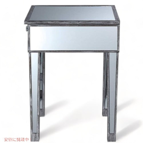 エンドテーブル サイドテーブル 引き出し付き Weathered Gray アメリカーナがお届け! 2