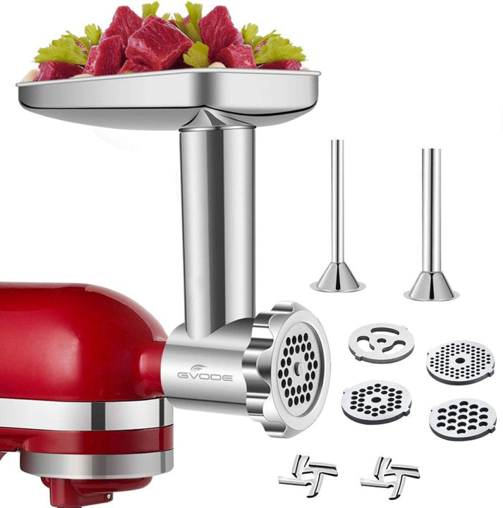 ステンレススチールフードグラインダー GVODE スタンドミキサー用 KitchenAid キッチンエイド対応 アメリカーナがお届け! 1