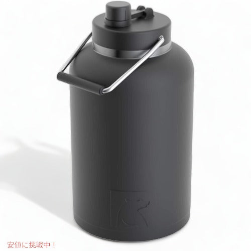 ガロン 真空断熱 ウォーターボトル RTIC 3.8リットル マットブラック 1
