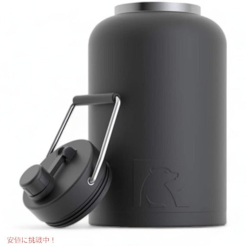 ガロン 真空断熱 ウォーターボトル RTIC 3.8リットル マットブラック 3