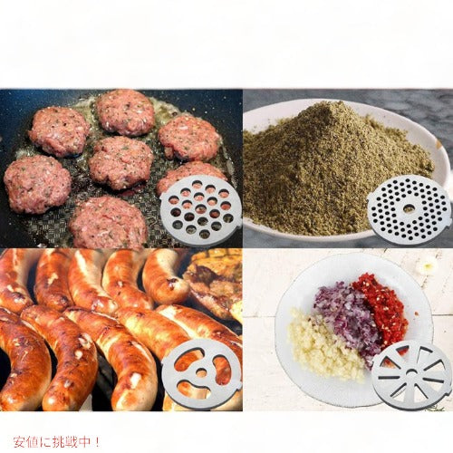 メタルフードグラインダーアタッチメント Aligat スタンドミキサー用 KitchenAid キッチンエイド対応 アメリカーナがお届け! 2