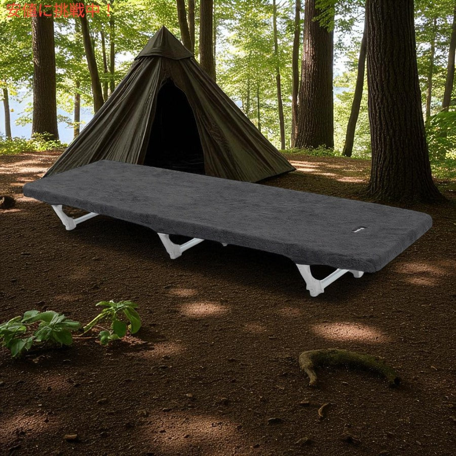 Helinox ヘリノックス フリース コットウォーマー [レギュラー・ブラック] コットカバー 断熱レイヤー 防寒 Fleece Cot Warmer Black ※コットは付属しません 4