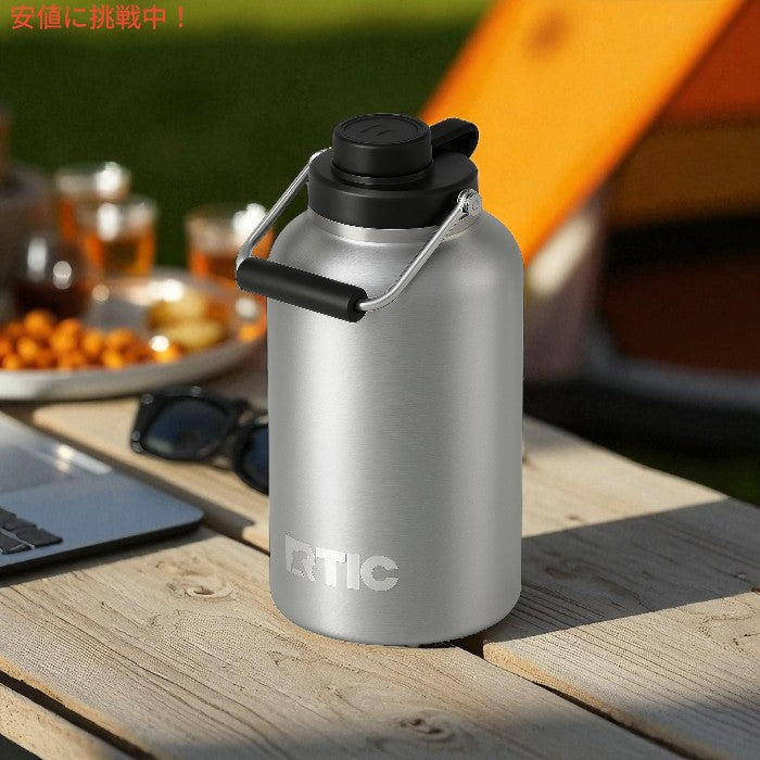 アールティック RTIC アウトバック ジャグ 1ガロン ステンレススチール 断熱ウォーターボトル 蓋&ハンドル付き BPAフリー 二重壁真空断熱 Outback Jug 1Gallon 3