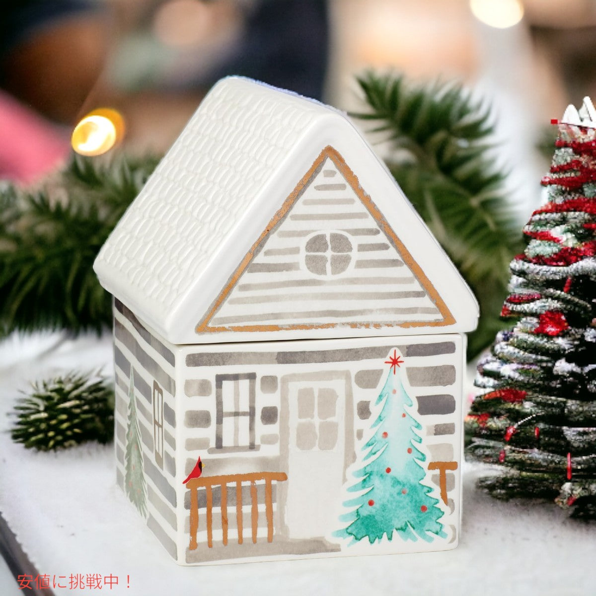レノックス Lenox バルサム レーン クッキー ジャー  Balsam Lane Cookie Jar クッキー容器 7