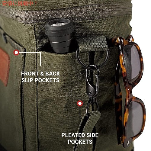 Coleman コールマン Banyan Series Portable Soft Cooler Leak-Proof Tote Bag 12 can ポータブル ソフトクーラー 保冷 防漏 トートバッグ  キャンバス地 Olive 5