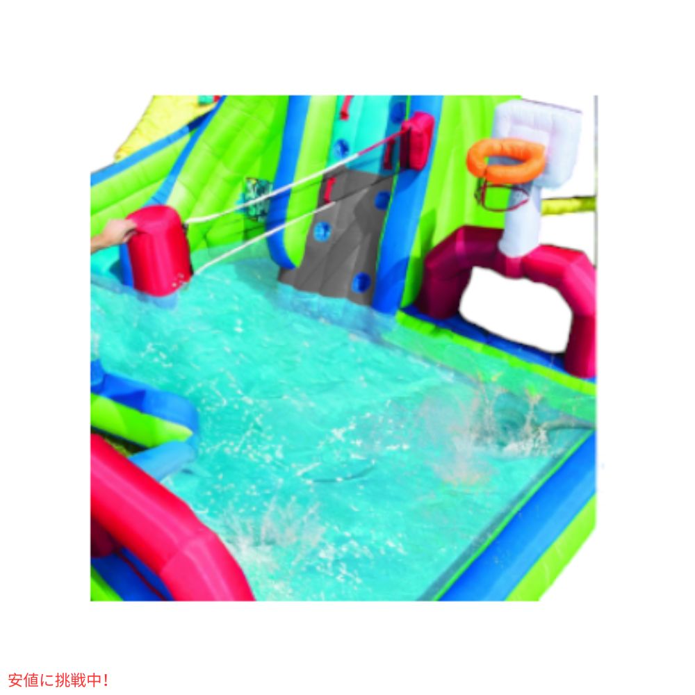 Banzai バンザイ アクアスポーツ ウォーターパーク キッズ インフレータブルプール 滑り台 ブロワー付き Aqua Sports Water Park 6