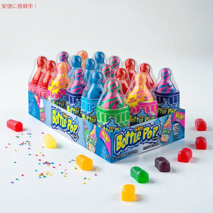 バズーカ Bazooka ベビーボトルポップ キャンディ バラエティパック 1.1 oz x18個入りBaby Bottle Pop Candy 4