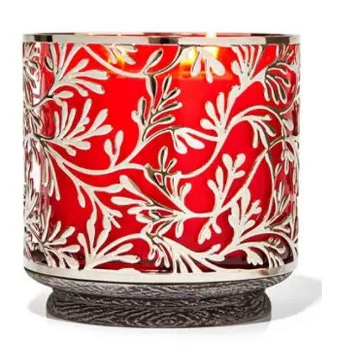 Bath & Body Works GOLD BOTANICAL 3-Wick Candle Holder / バス&ボディワークス 3芯キャンドル用ホルダー [ゴールドボタニカル] 1