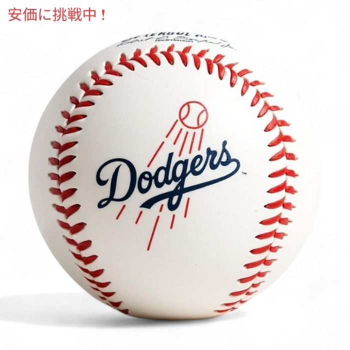 ローリングス公式MLBチームロゴ野球ボール（LAドジャース）Rawlings Official MLB Team Logo Baseball (LA Dodgers) 2