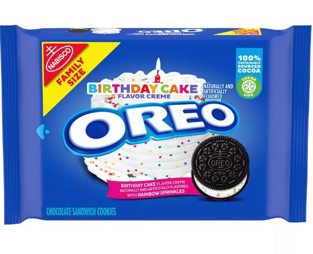 Oreo オレオ Birthday Cake Cookies バースデーケーキ ファミリーサイズ 17oz/482g 1