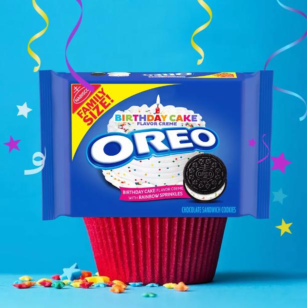 Oreo オレオ Birthday Cake Cookies バースデーケーキ ファミリーサイズ 17oz/482g 3
