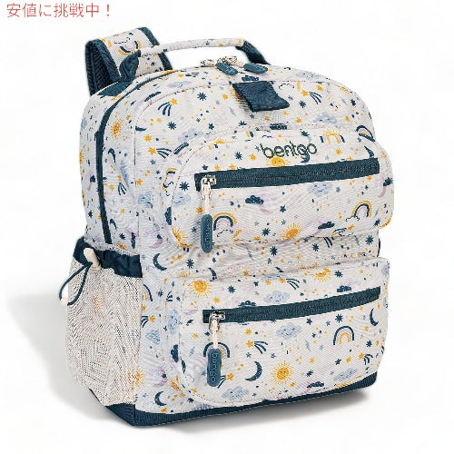 Bentgo ベントゴー キッズバックパック [フレンドリースカイ] Kids Backpack 通学 旅行 リュック おしゃれ 子供用 1
