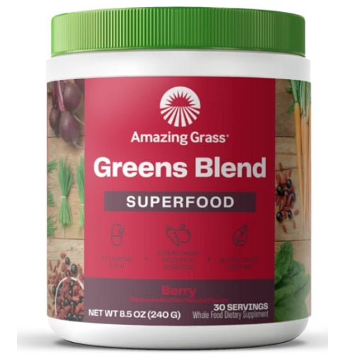 グリーンスーパーフード ベリーフレーバー 8.5oz (240g) Amazing Grass 1