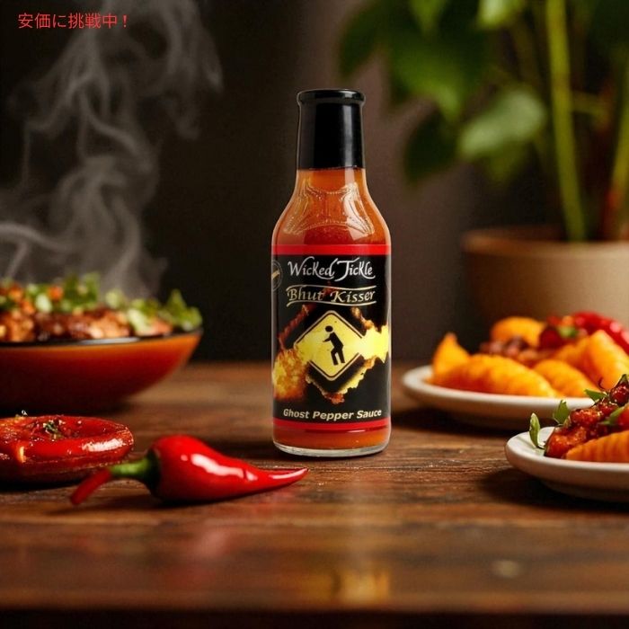 Bhut Kisser ブートキッサー ウィキッドティックル ゴーストペッパー ホットソース 148mL Wicked Tickle Ghost Pepper Hot Sauce 5oz 2