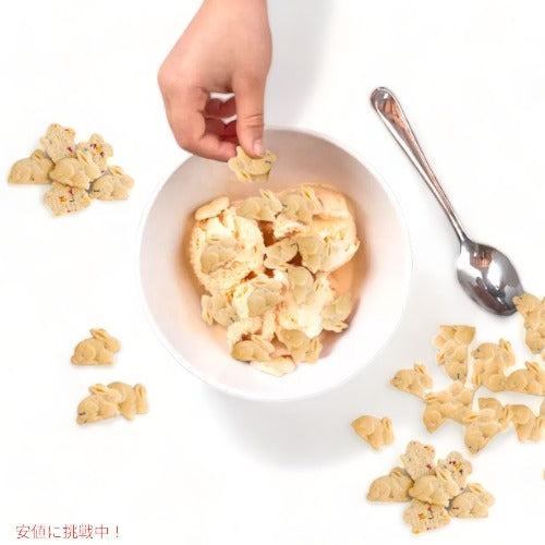 アニーズ オーガニック うさぎスナック バースデーケーキ味 213g / Annie's Homegrown Organic Baked Bunny Graham Snacks Birthday Cake 7.5oz 4