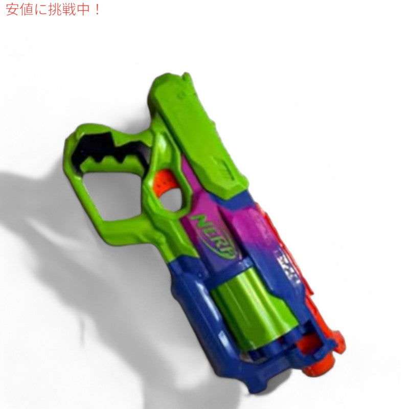 NERF メガサイクロンショック・トイ・ブラスターMega CycloneShock Toy Blaster, サイバーショック カラースタイル、6-Dart Drum 6