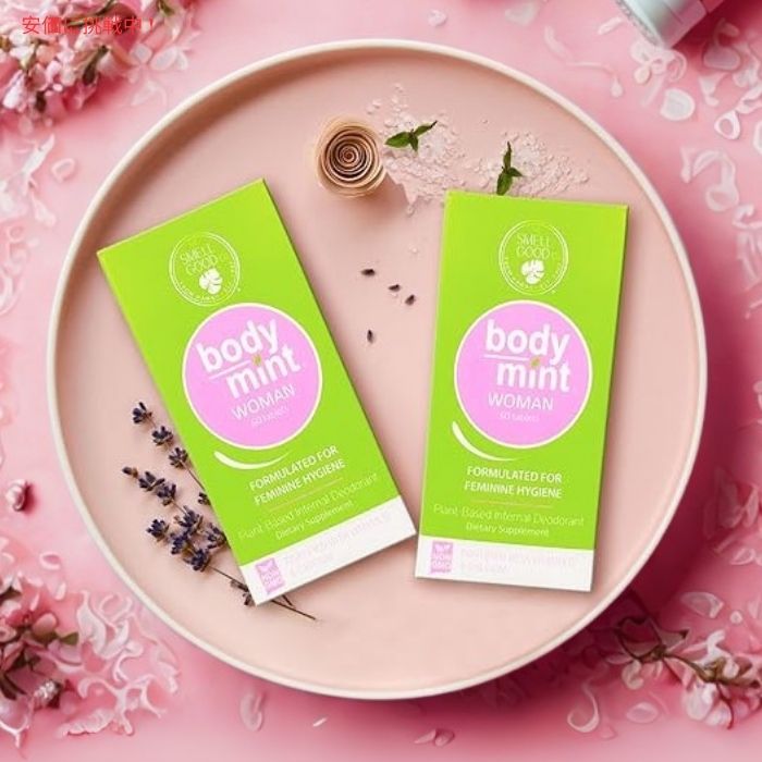 BodyMint ボディミント ウーマン クロロフィル配合 タブレット 50粒入り Woman Chlorophyll Internal Deodorant 50 Tablets 2