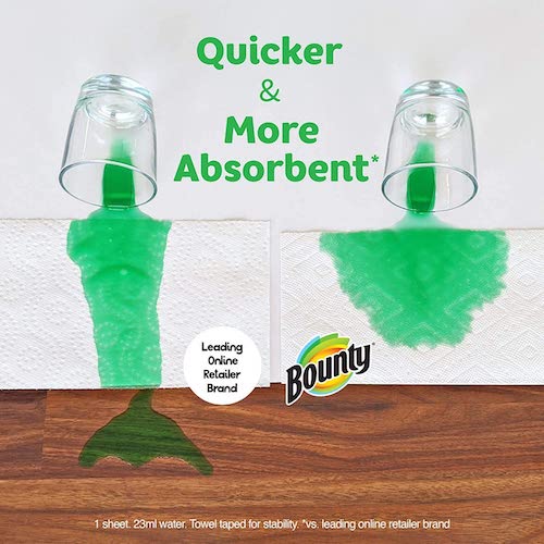 Bounty Quick-Size Paper Towels, White, 8 Rolls / バウンティ キッチンペーパー クイックサイズ 8ロール ペーパータオル キッチンタオル 3