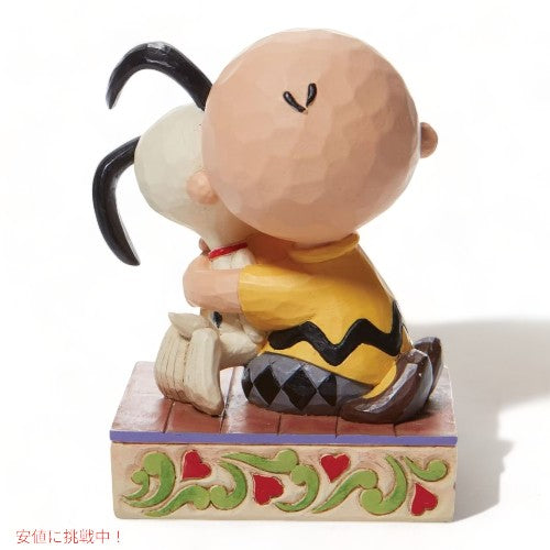 エネスコ ジム・ショアコレクション スヌーピー & チャーリーブラウン Beagle Hug 約11.4センチ 置物 飾り インテリア Enesco Jim Shore Peanuts Snoopy 3