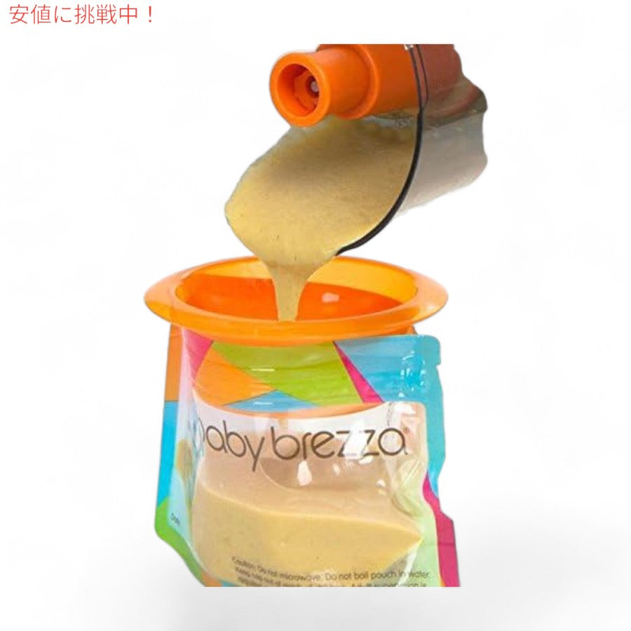 ベビーブレザ Baby Brezza イージーフィルパウチ 赤ちゃんの離乳食パウチ 手作りピューレ詰め替え容器 10パック Easy Fill Pouch for Baby Food 5