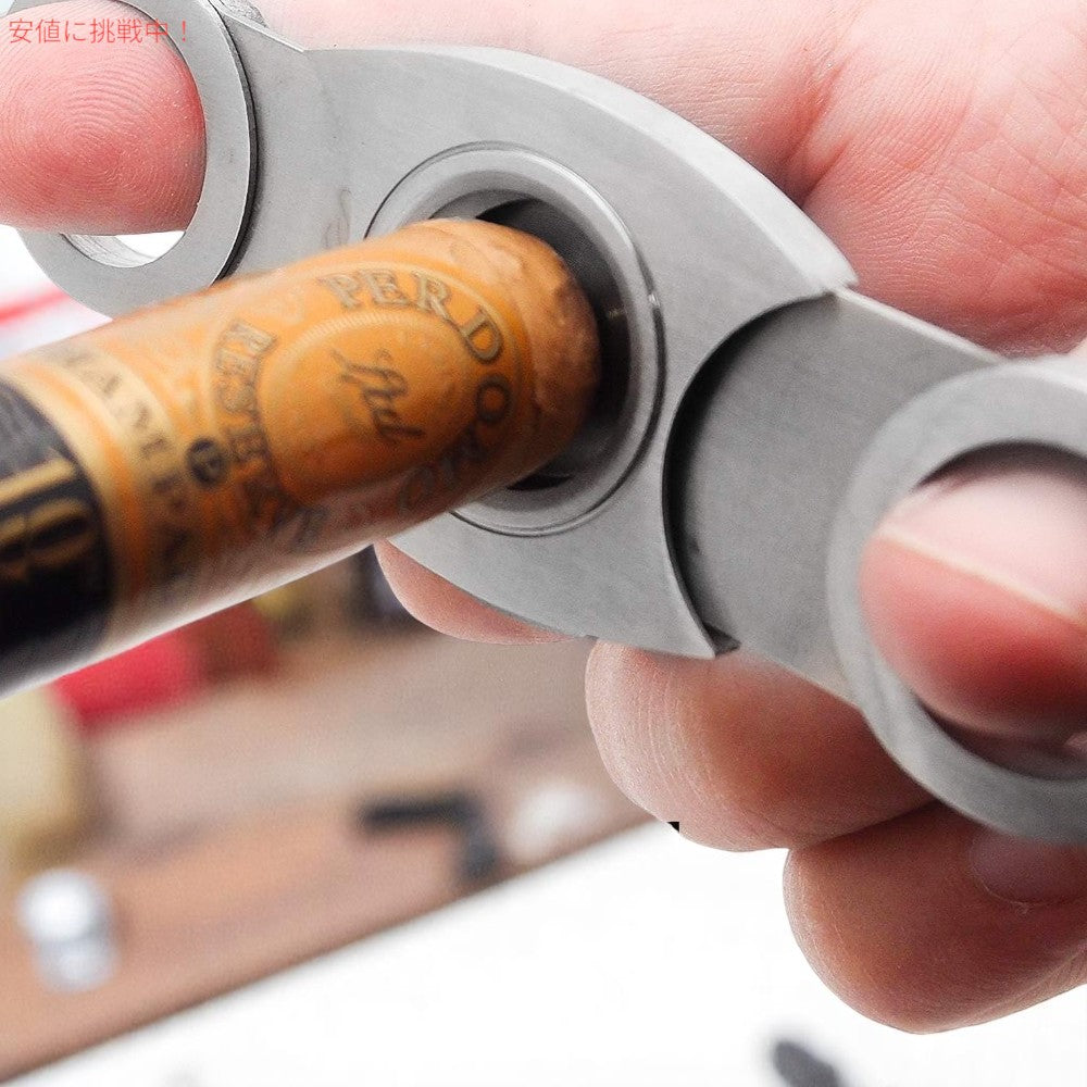 Mrs. Brog ステンレススチール シガーカッター バックプロテクター付き Stainless Steel Cigar Cutter with Back Protector 7