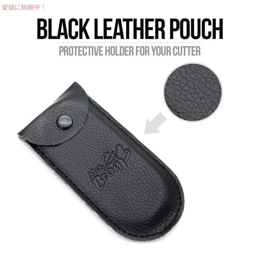 Mrs. Brog ステンレススチール シガーカッター バックプロテクター付き Stainless Steel Cigar Cutter with Back Protector 4