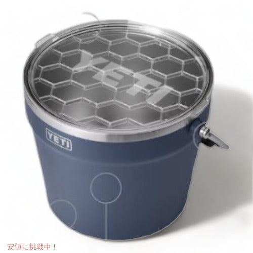 Yeti ランブラー バケツクーラー フタ付き ホワイト 3
