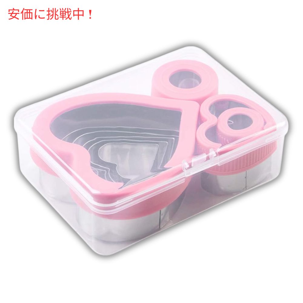 BakingWorld ベーキングワールド ハート型 クッキー型 9個セット ステンレス製 Heart Shapes Cookie Cutter 9 Piece Set Stainless Steel 7