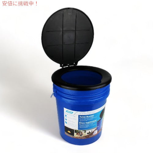 カムコ Camco ポータブル トイレ・バケツ バッグライナー3枚付き Portable Toilet Bucket  Features 3 Bag Liners 2