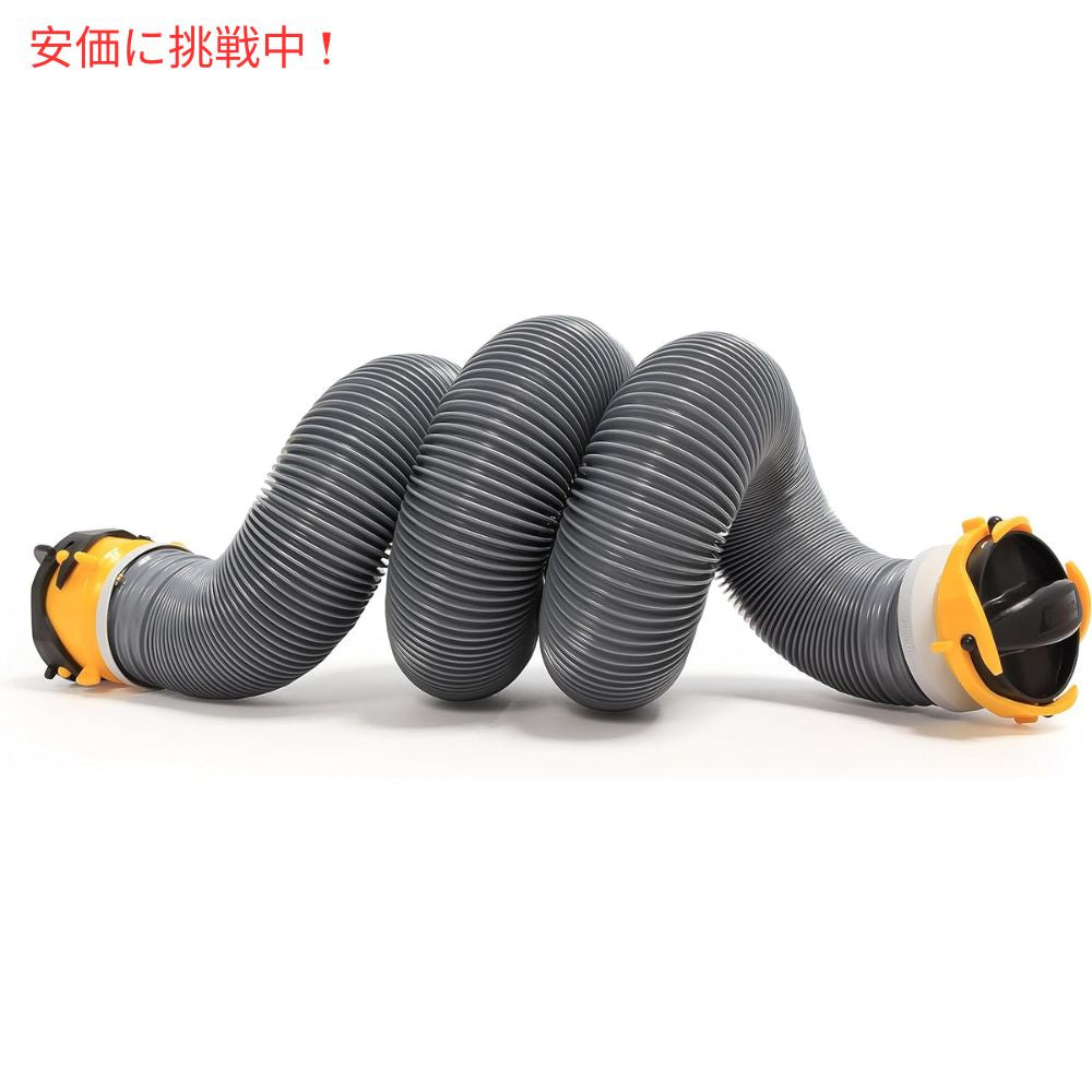 カムコ デラックス 下水ホースキット スイベル継手付き 20フィート Camco Deluxe Sewer Hose Kit with Swivel Fittings 4