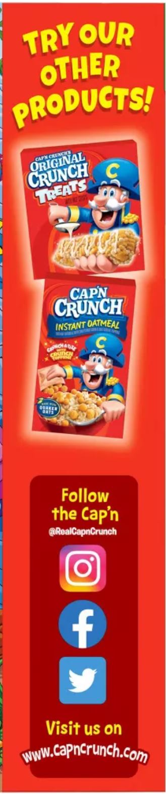 キャプンクランチ Cap'n Crunch オリジナル ファミリーサイズ シリアル 627g Original Family Size Cereal 22.1oz 4