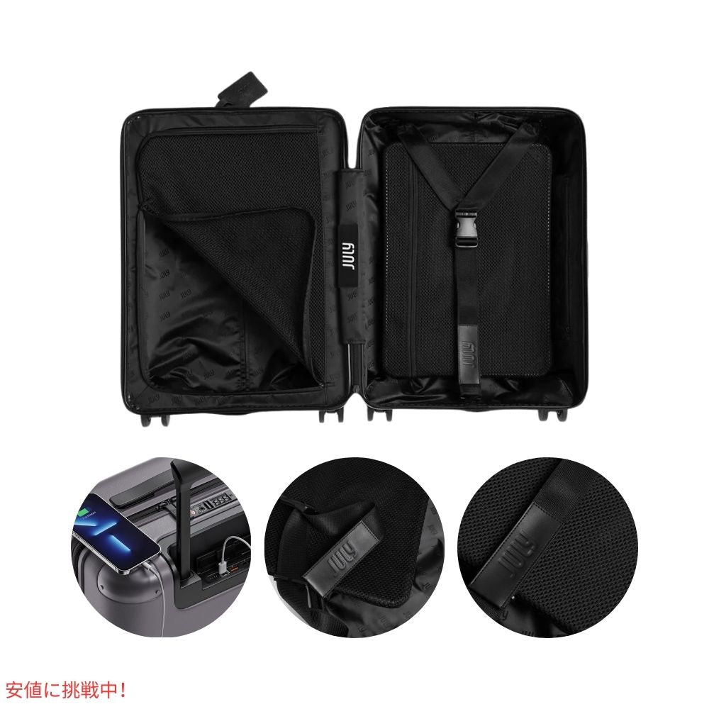 ジュライ スーツケース キャリーオン オリジナル ラベンダー 7.4ポンド/42リットル July Luggage Carry On Original Lavender 7.4lb/42L 7