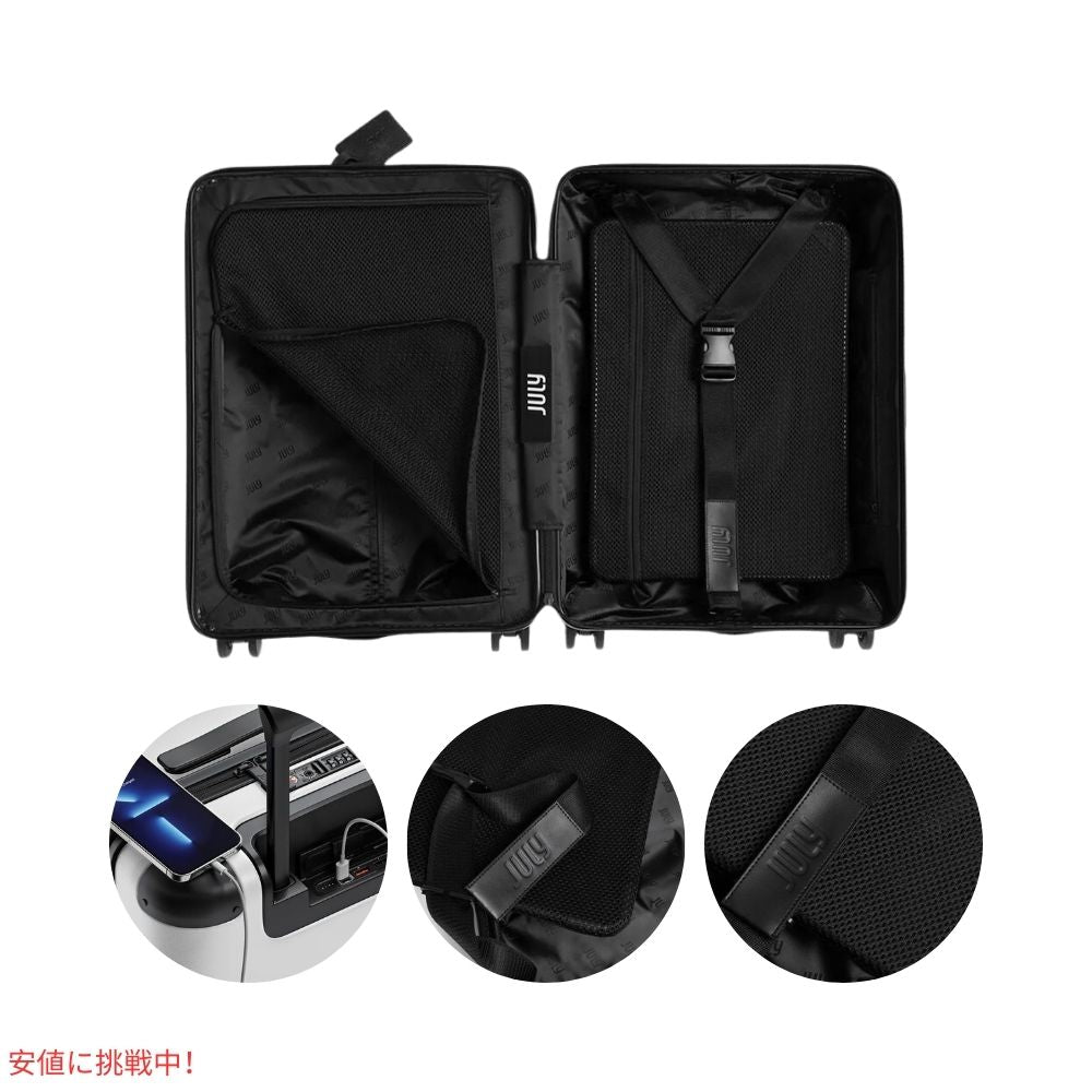 ジュライ スーツケース ラゲッジ キャリーオン オリジナル モノクローム 7.4ポンド / 42リットル July Luggage Carry On Original Monochrome 7.4lb/42L 7