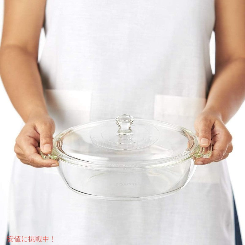 Anchor Hocking 2クォートラウンドガラスキャセロールベーキングディッシュミディアム Anchor Hocking 2 Quart Round Glass Casserole Baking Dish Medium 5
