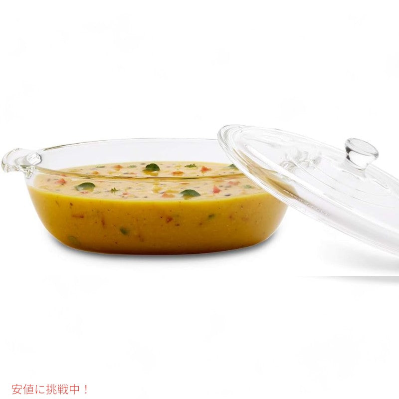 Anchor Hocking 2クォートラウンドガラスキャセロールベーキングディッシュミディアム Anchor Hocking 2 Quart Round Glass Casserole Baking Dish Medium 6