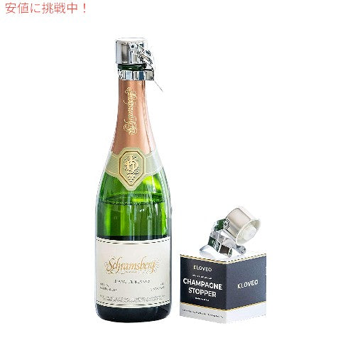 KLOVEO シャンパンストッパー - 特許取得済み (圧力ポンプ不要) イタリア製 - ゴールド 5
