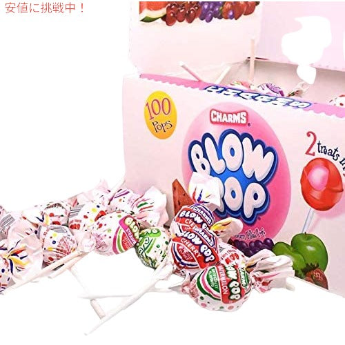 Charms Blow Pop Assorted / チャームス ブローポップ キャンディ＆ガム 詰め合わせ 100個入り 4