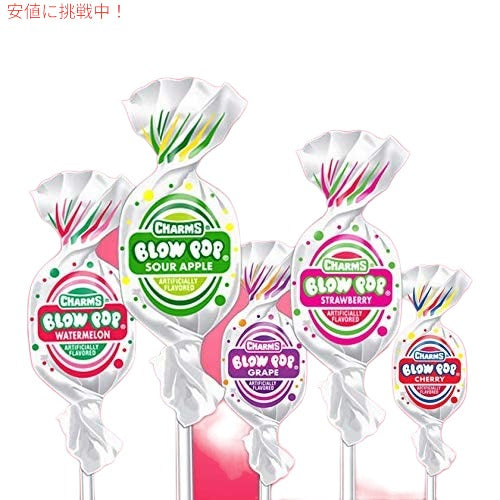 Charms Blow Pop Assorted / チャームス ブローポップ キャンディ＆ガム 詰め合わせ 100個入り 5